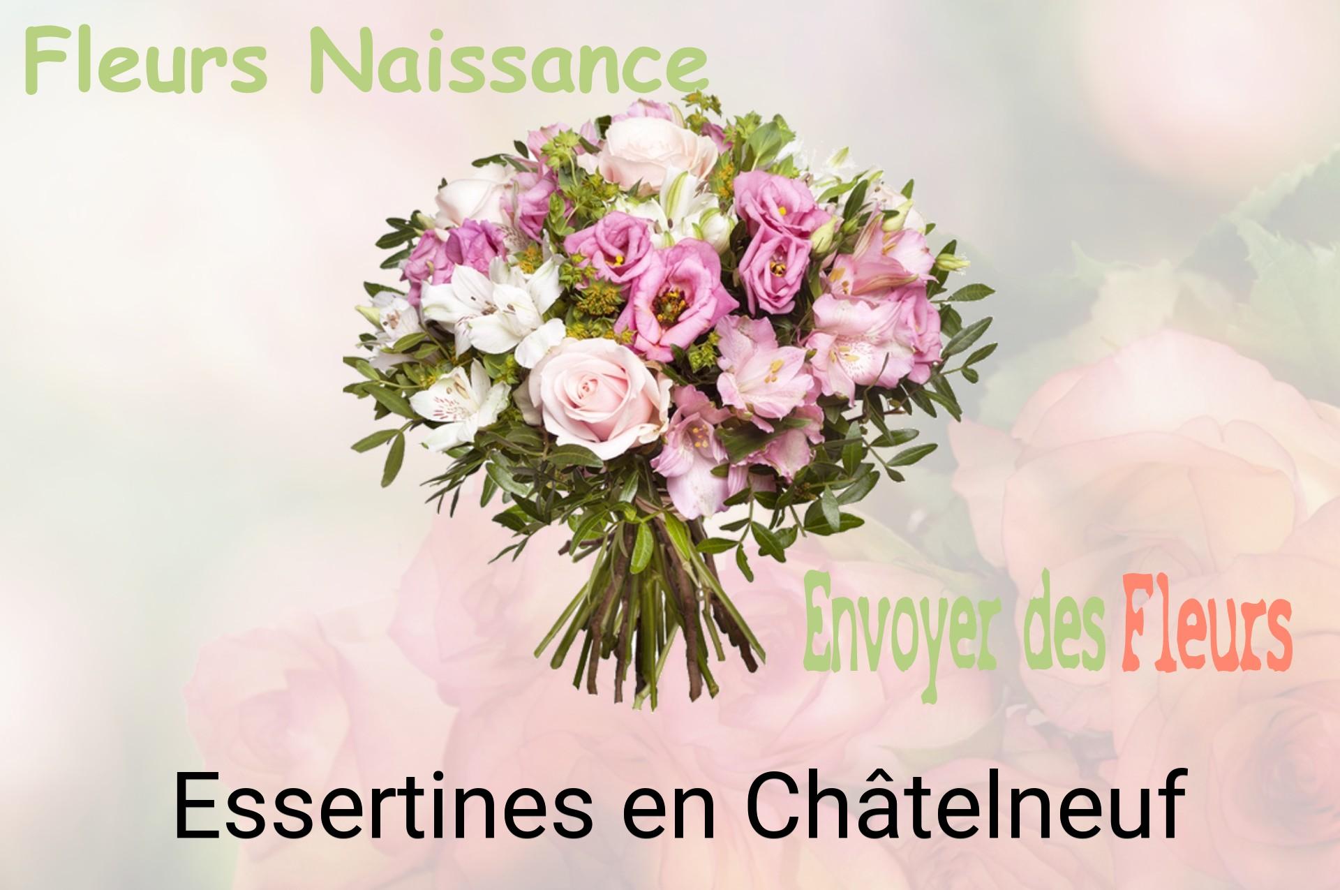 Bouquet de fleurs de naissance livré à Essertines-en-Châtelneuf